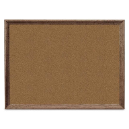 United Visual Products Board, 48x36, Walnut/Black UV703DEFAB-WALNUT-BLKPORC-PEARL